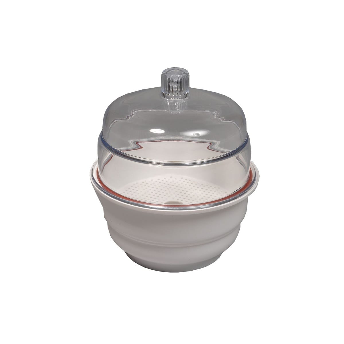 Desiccators, Non-Vacuum, White Base, PP/PC