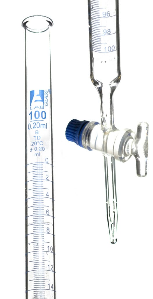 Eisco Premium Glass Burettes with Glass Key Stopcock