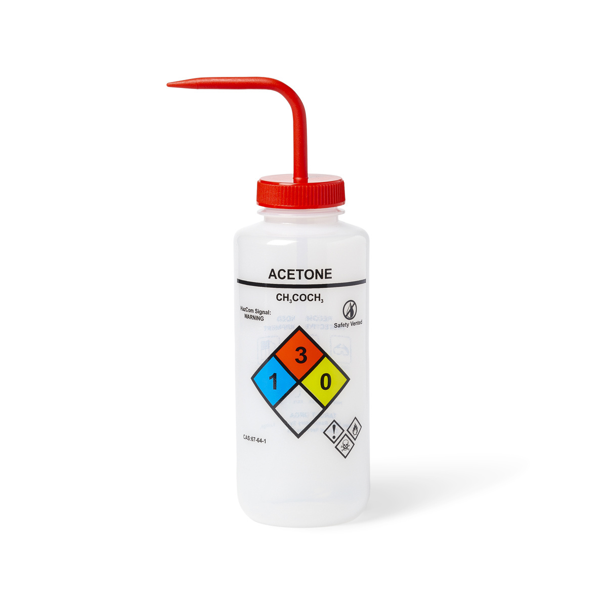 UniSafe™ Vented Wash Bottles, LDPE