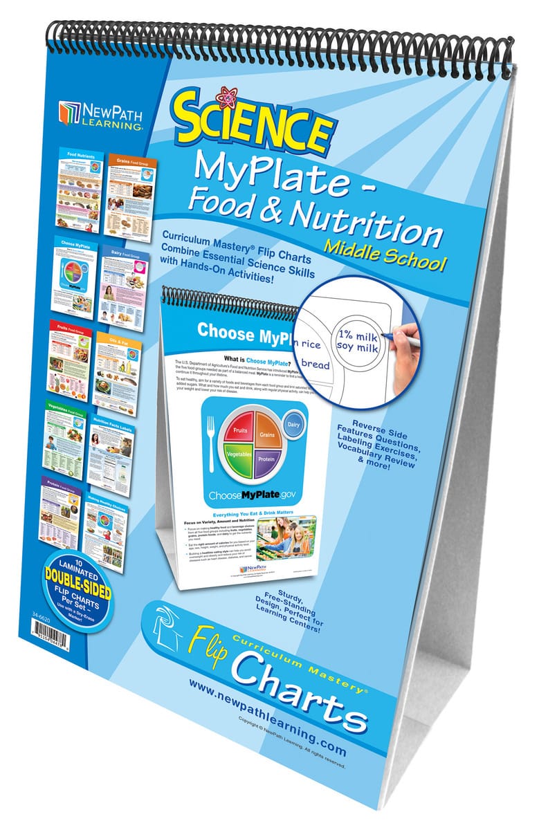 My Plate Food and Nutrition Flip Charts