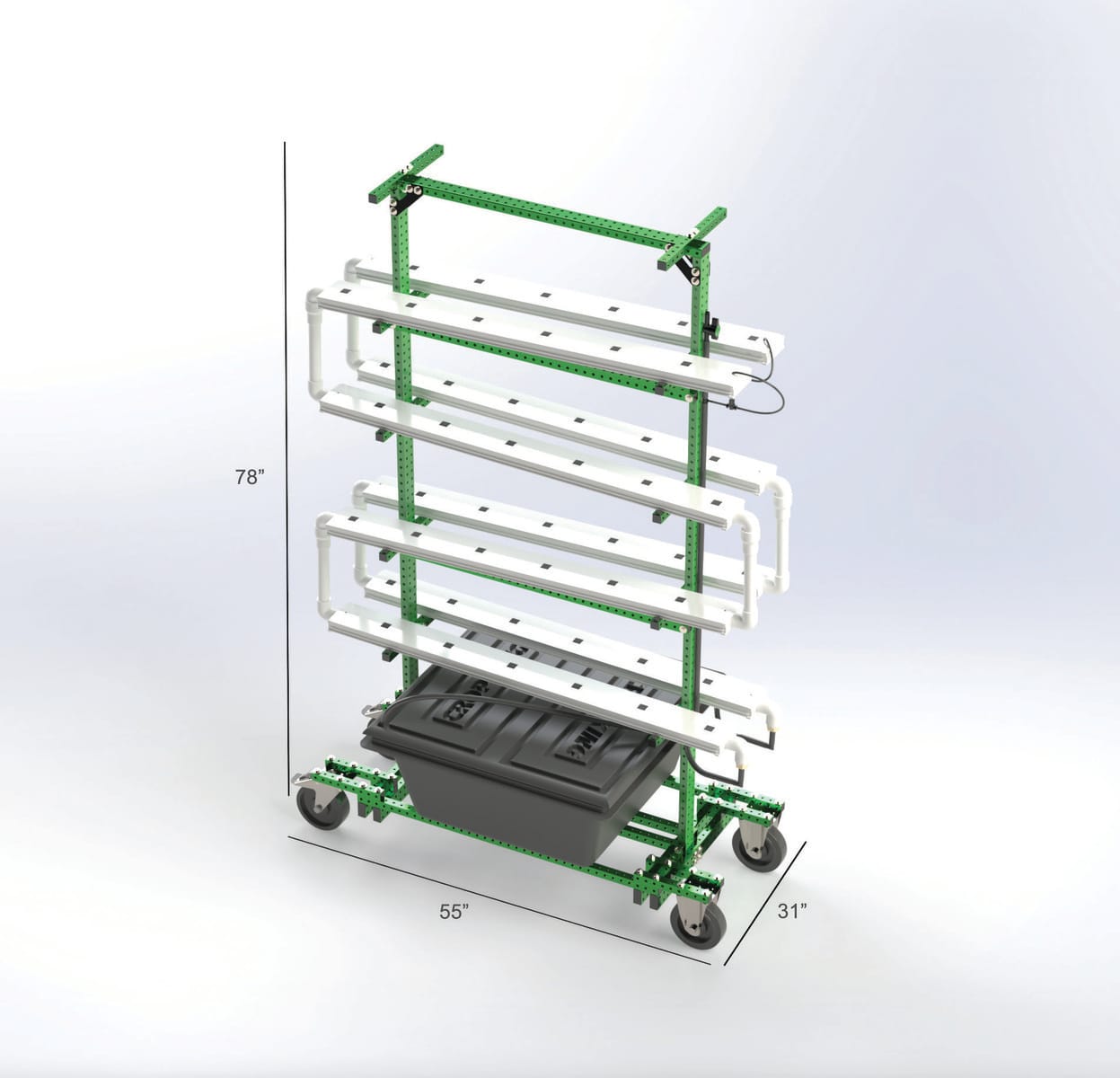 CropKing Vertical NFT Hydroponics Bundle