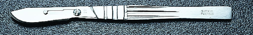 Screw Lock Scalpel