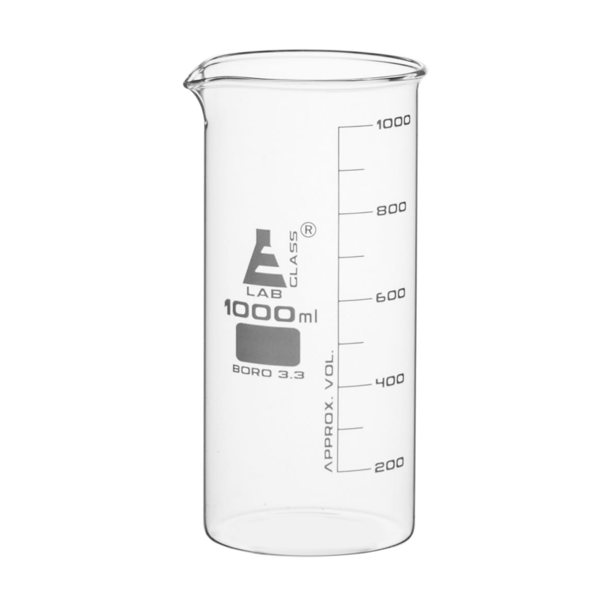 Eisco LabGlass™ Tall Form Glass Beakers