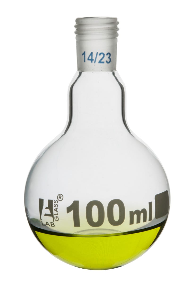 Eisco LabGlass® Boiling Flasks, Round Bottom with Threaded Joint