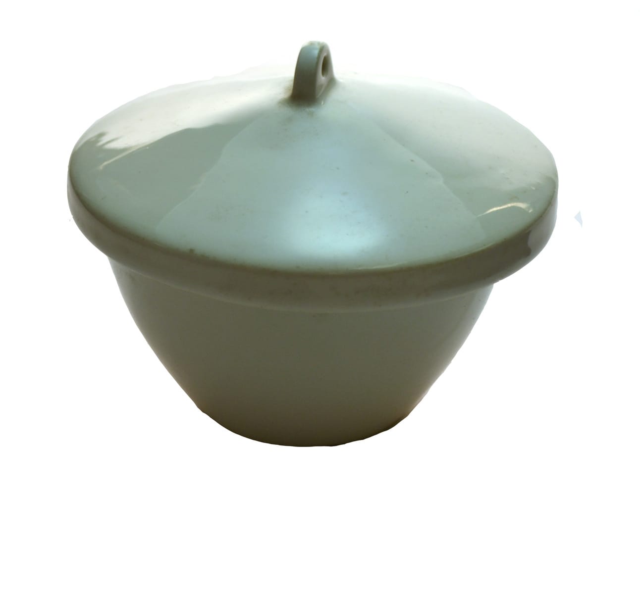 Eisco Porcelain Crucible with Lid, Short Form