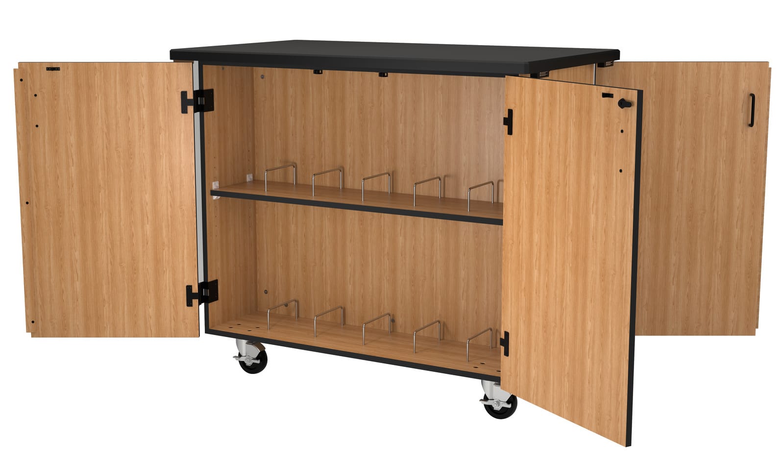 NPS® Mobile Science Cart with Microscope Storage