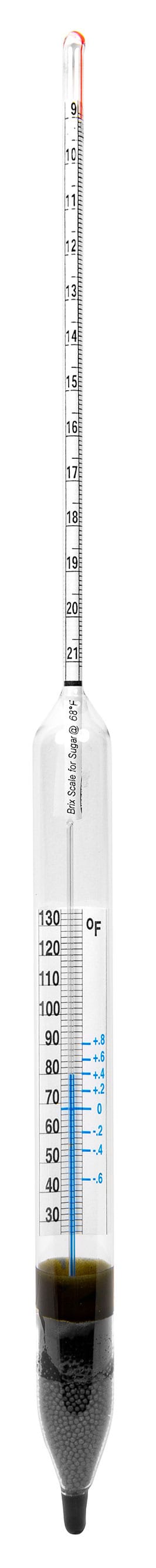 Brix Hydrometers with Thermometer (°F)