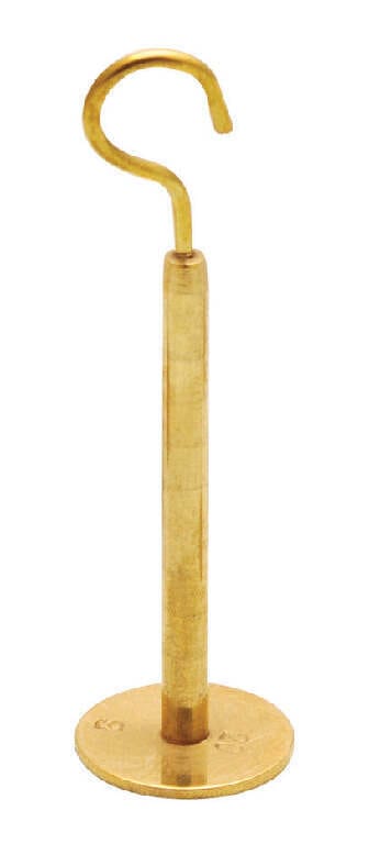 Accessories for Eisco® Slotted Mass Sets with Hangers, Brass