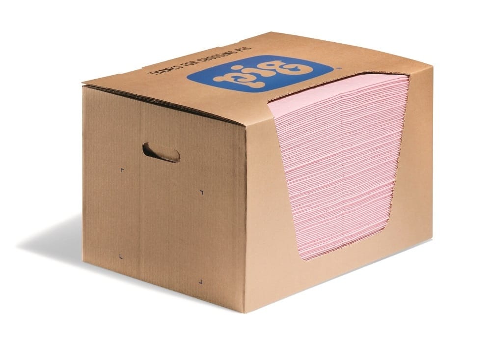 PIG® HazMat Mat Pad in Dispenser Box, New Pig