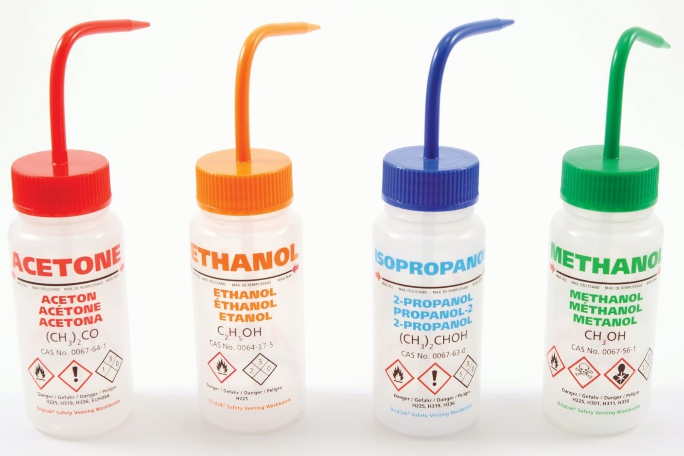 Multilingual Wash Bottles