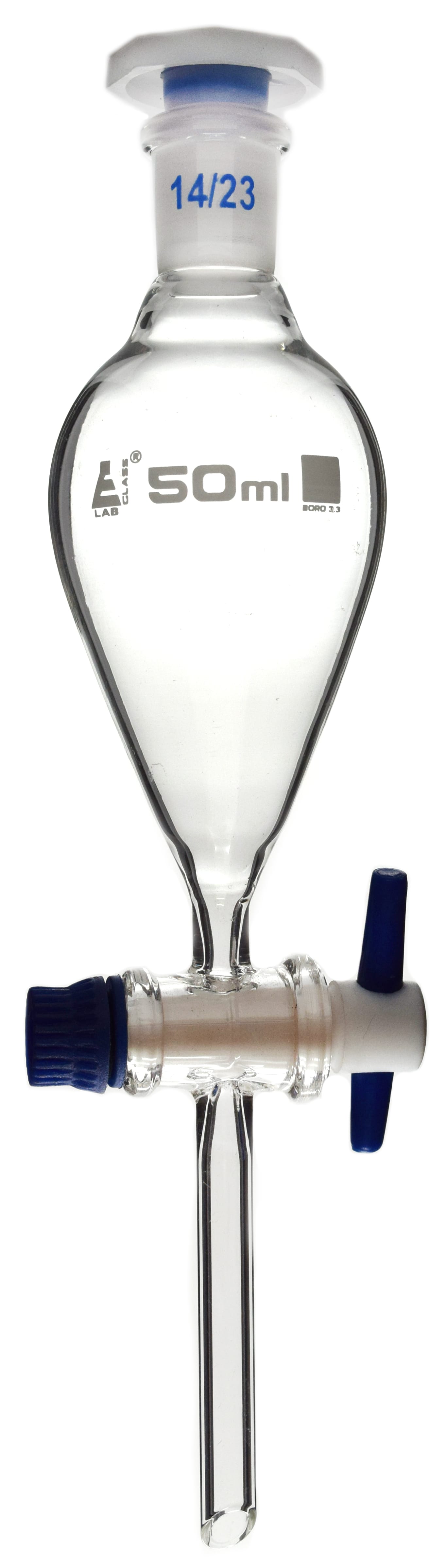 Eisco Glass Squibb Separatory Funnels - Ungraduated