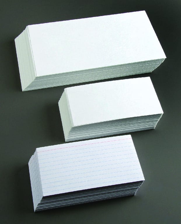 Index Cards