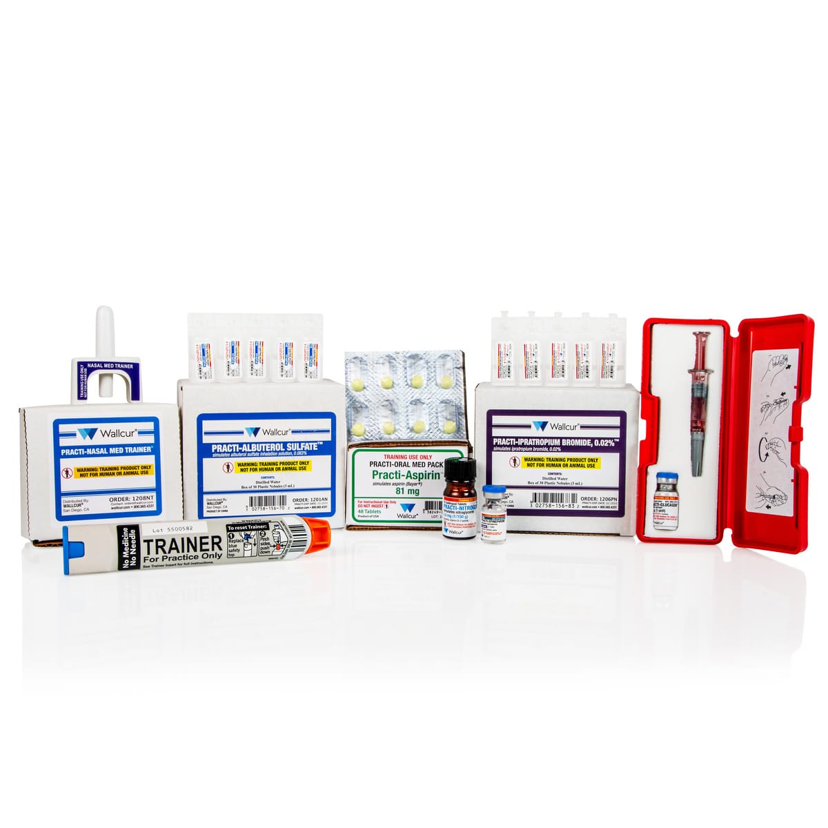 Wallcur® BLS/EMT Practi-Med Training Bundle