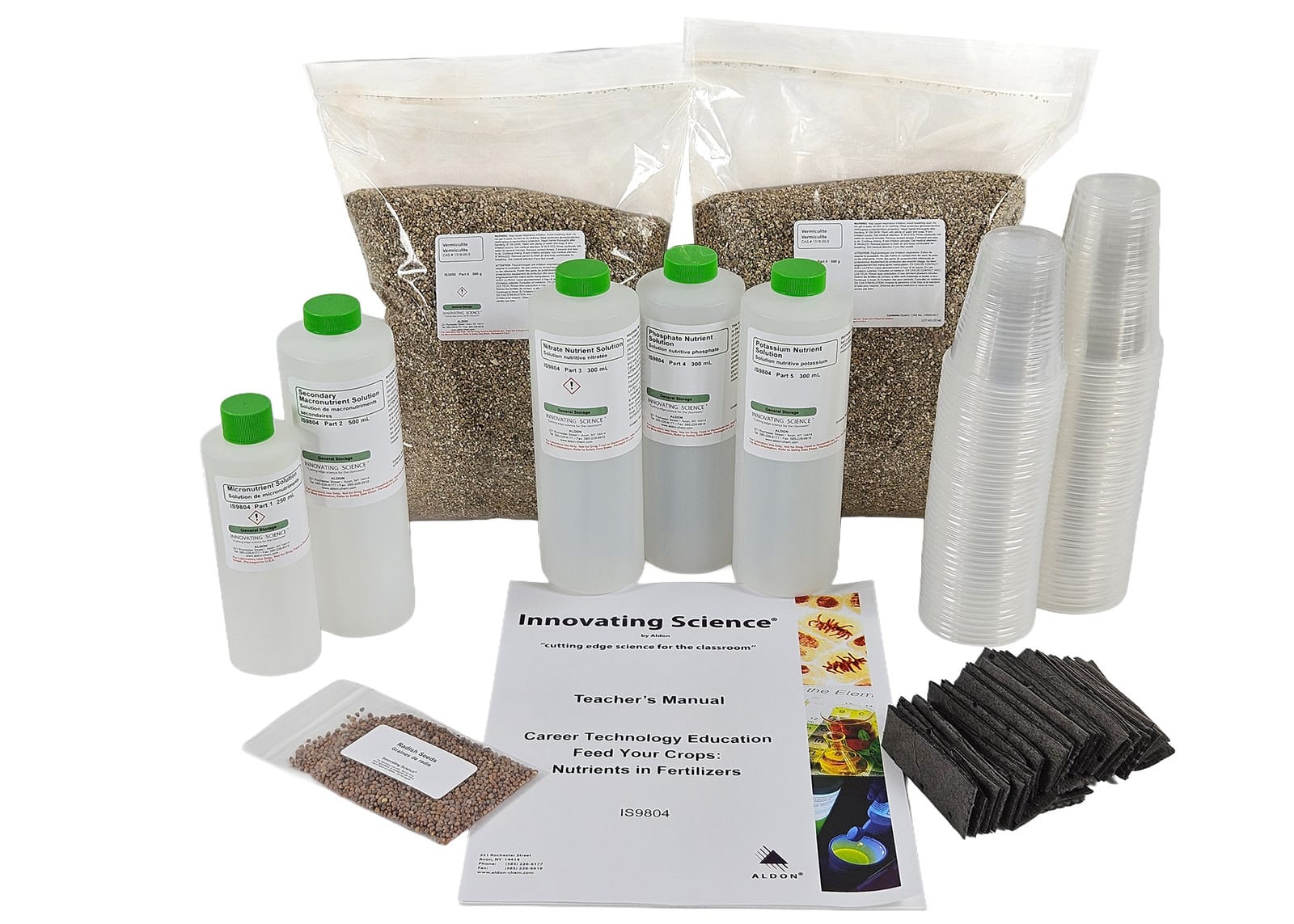 Innovating Science Feed Your Crops: Nutrients in Fertilizers Agriculture CTE Kit