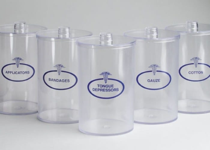 Tech-Med® Plastic Sundry Jars, DUKAL Corporation®