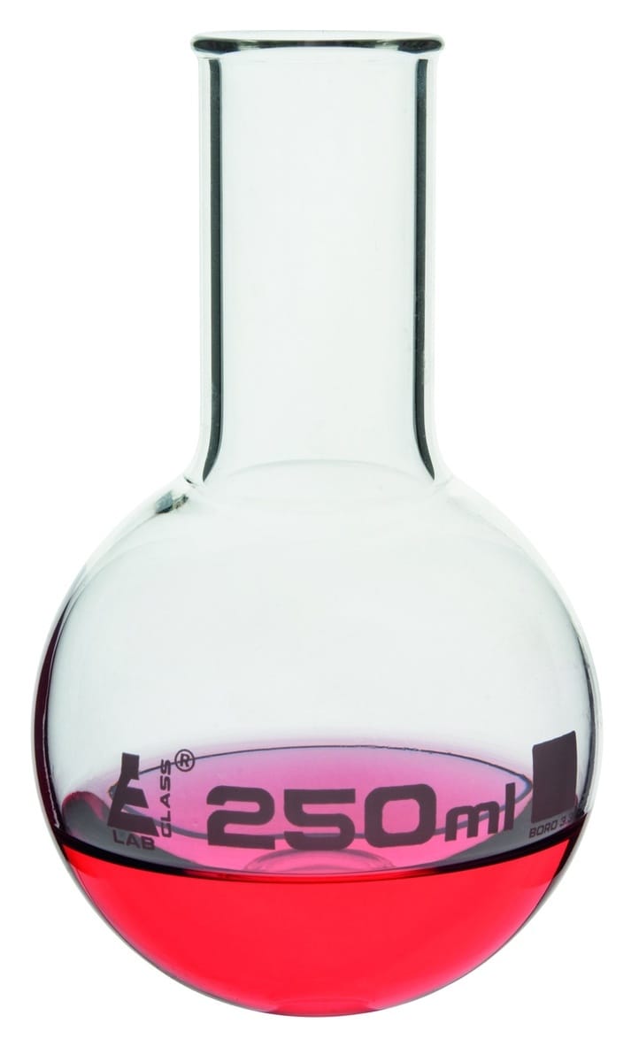 Eisco LabGlass® Boiling Flasks, Round Bottom, Narrow Neck