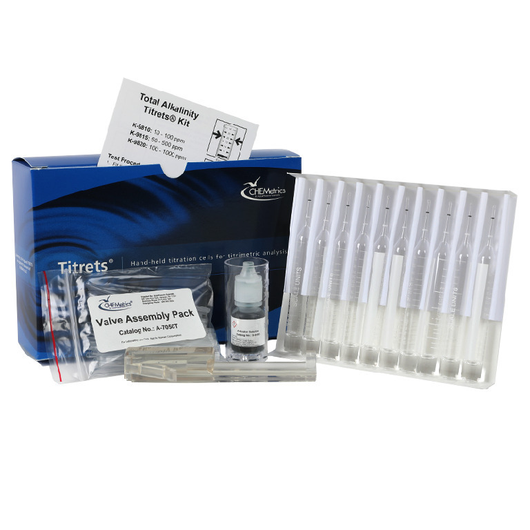 Total Alkalinity Titrets® Test Kit (100 to 1000 ppm)