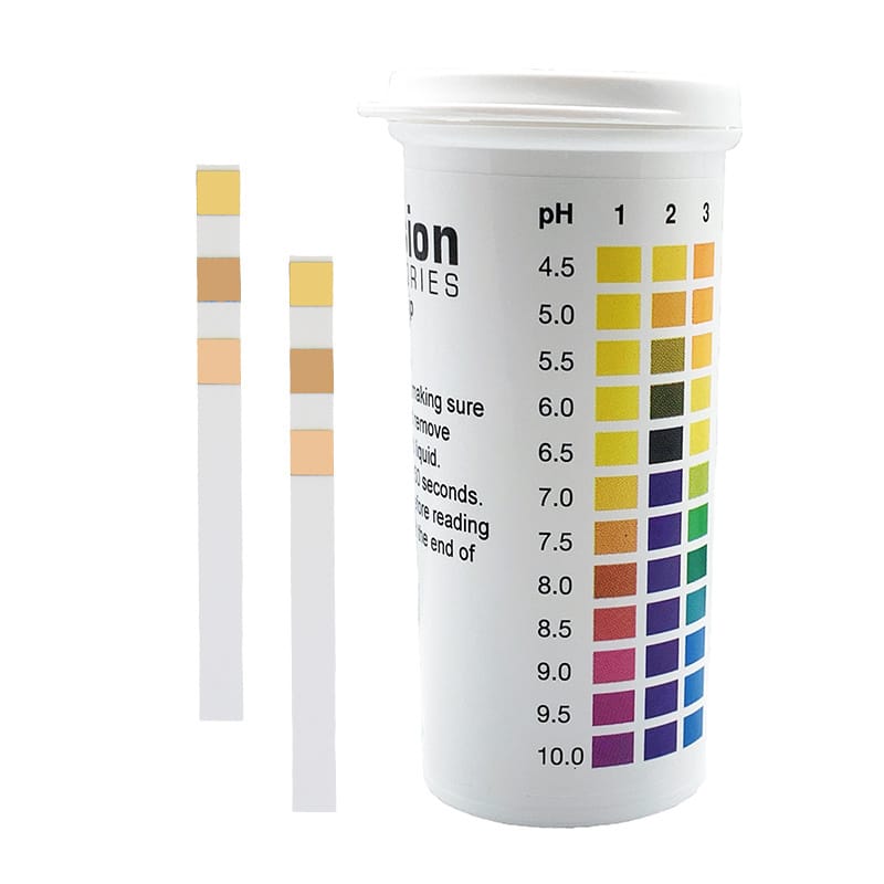 pH Test Strips with Pads