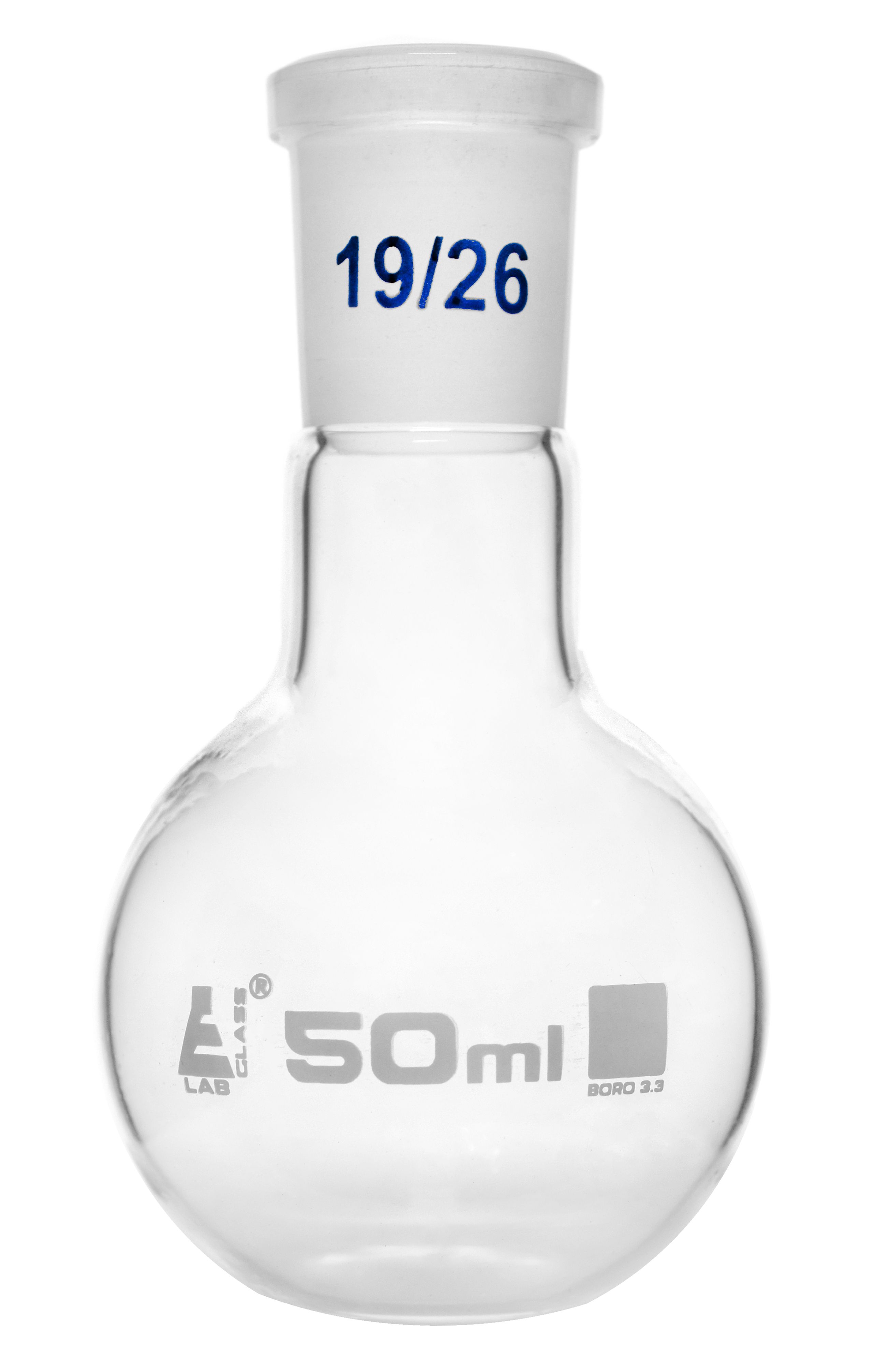 Eisco LabGlass® Boiling Flasks, Flat Bottom, Interchangeable Joint