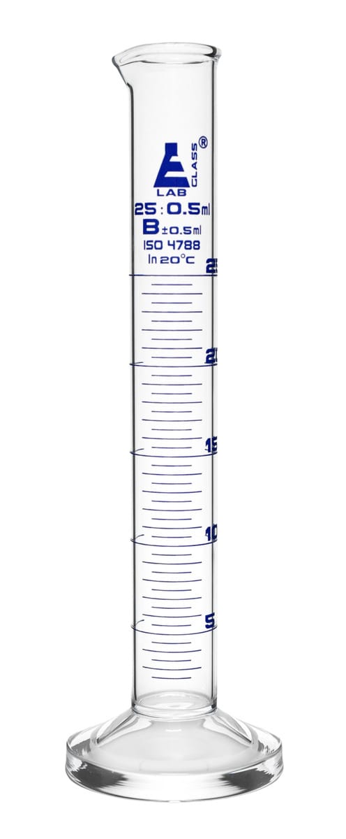 Eisco Glass Graduated Cylinders with Round Base