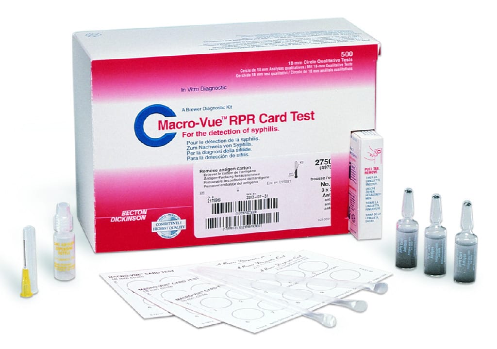 ふあ Macro-Vue™ RPR Circle Card Test Kits, BD Diagnostics | VWR, part