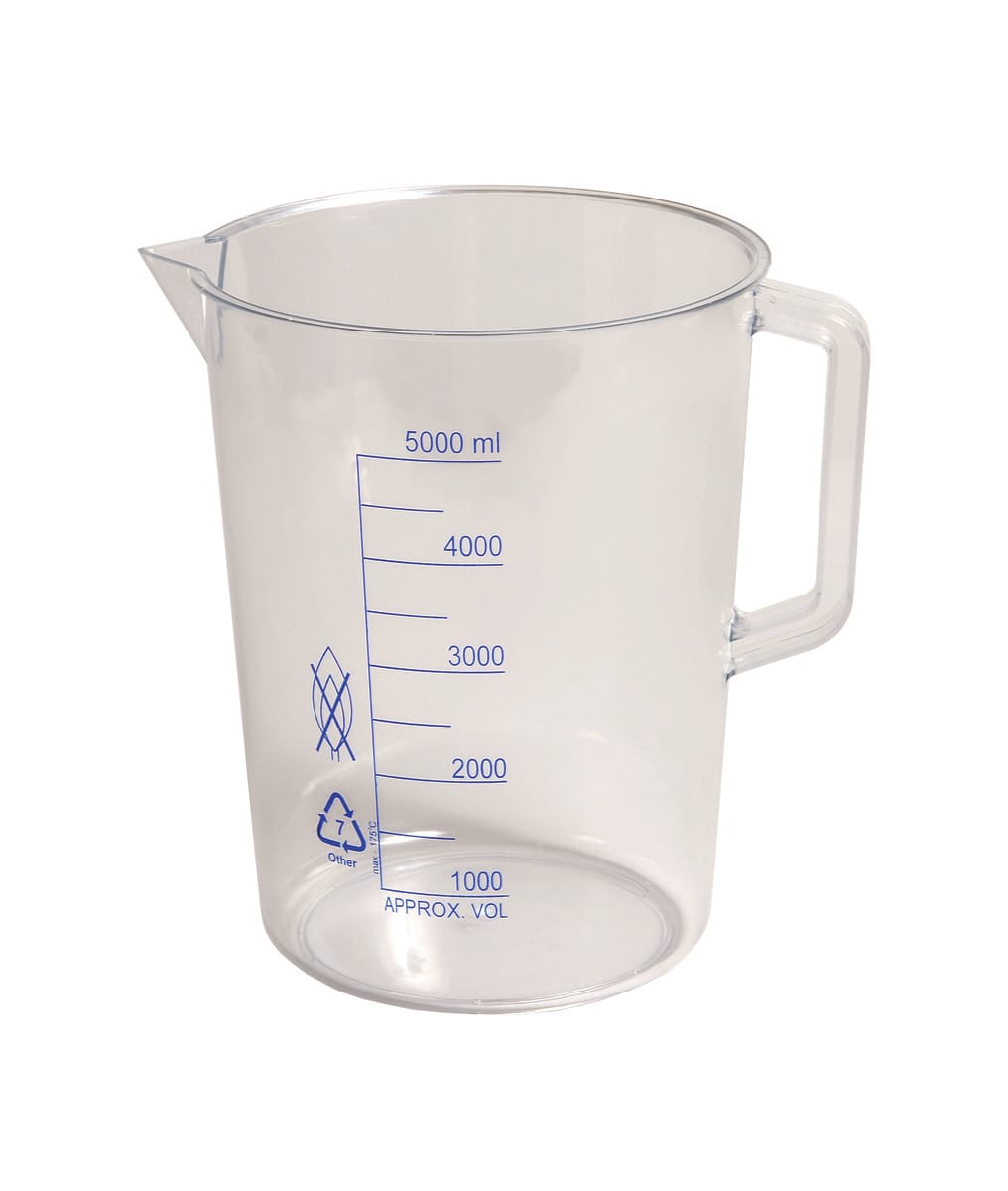 Printed Graduations Beakers with Handle, PMP, United Scientific Supplies