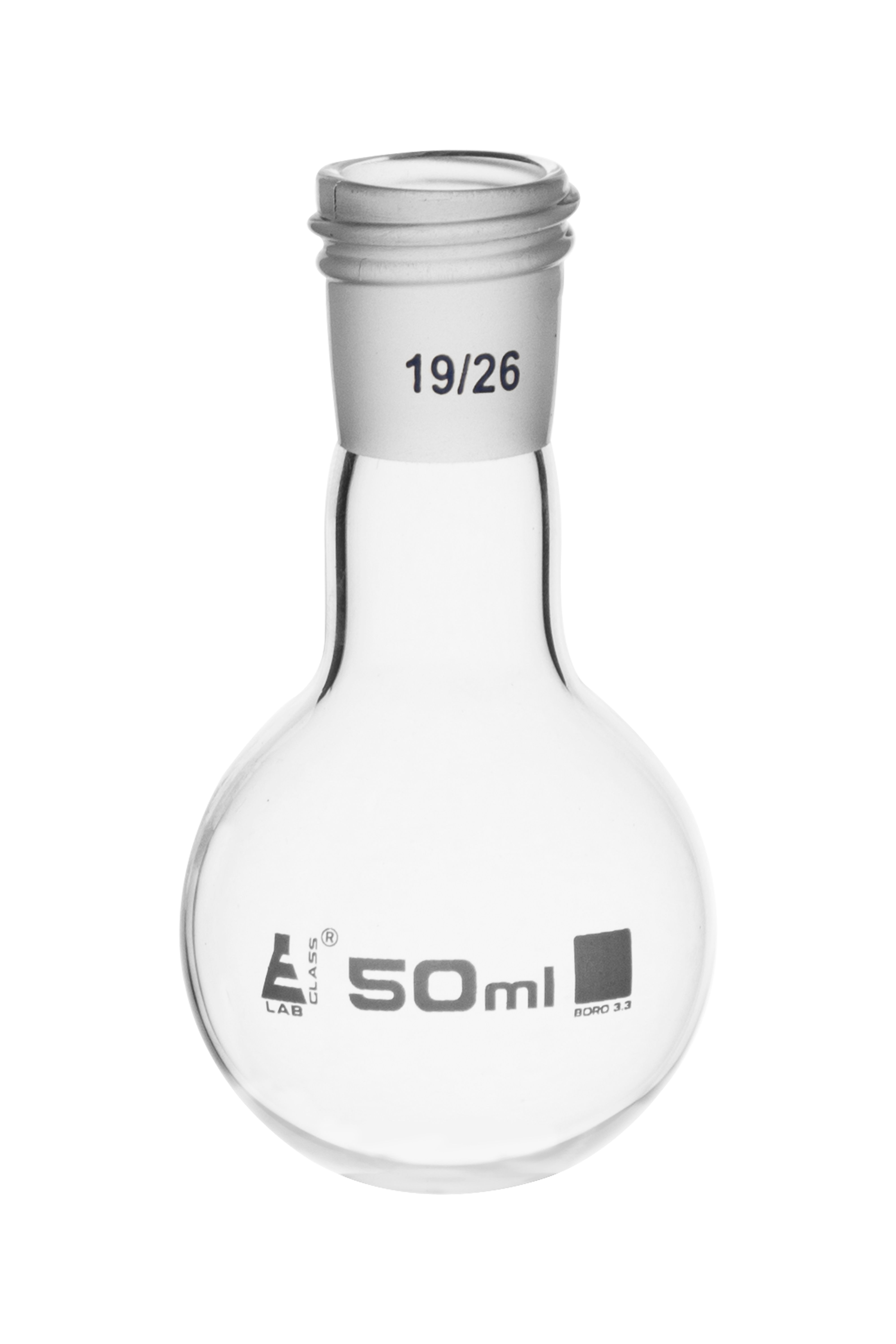 Eisco LabGlass® Boiling Flasks, Round Bottom with Threaded Joint