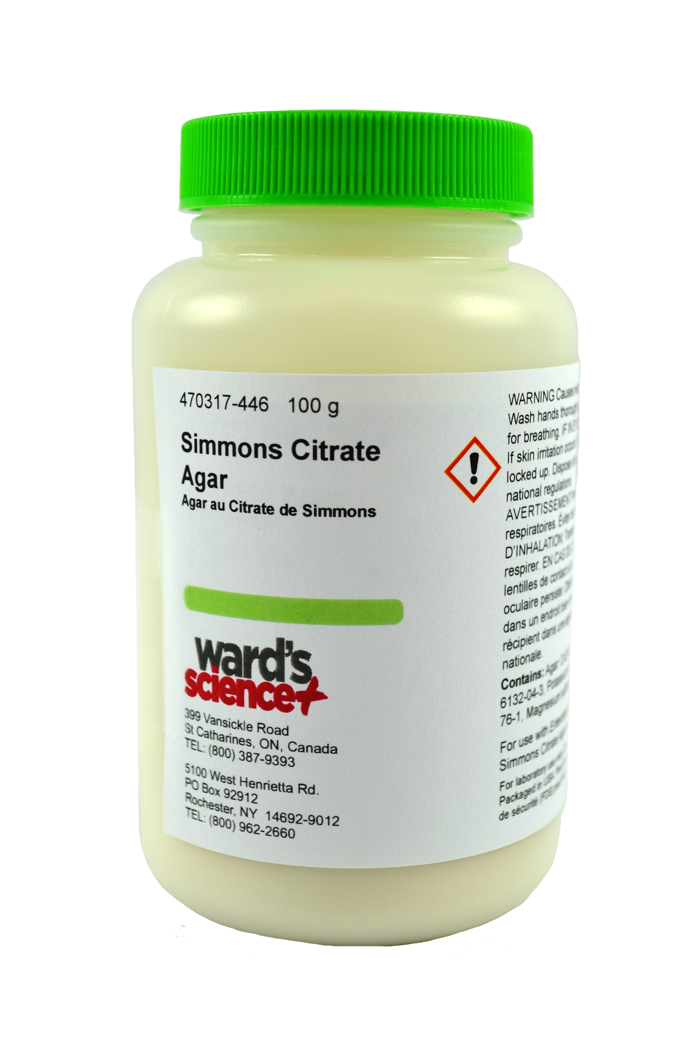 Simmons Citrate Agar