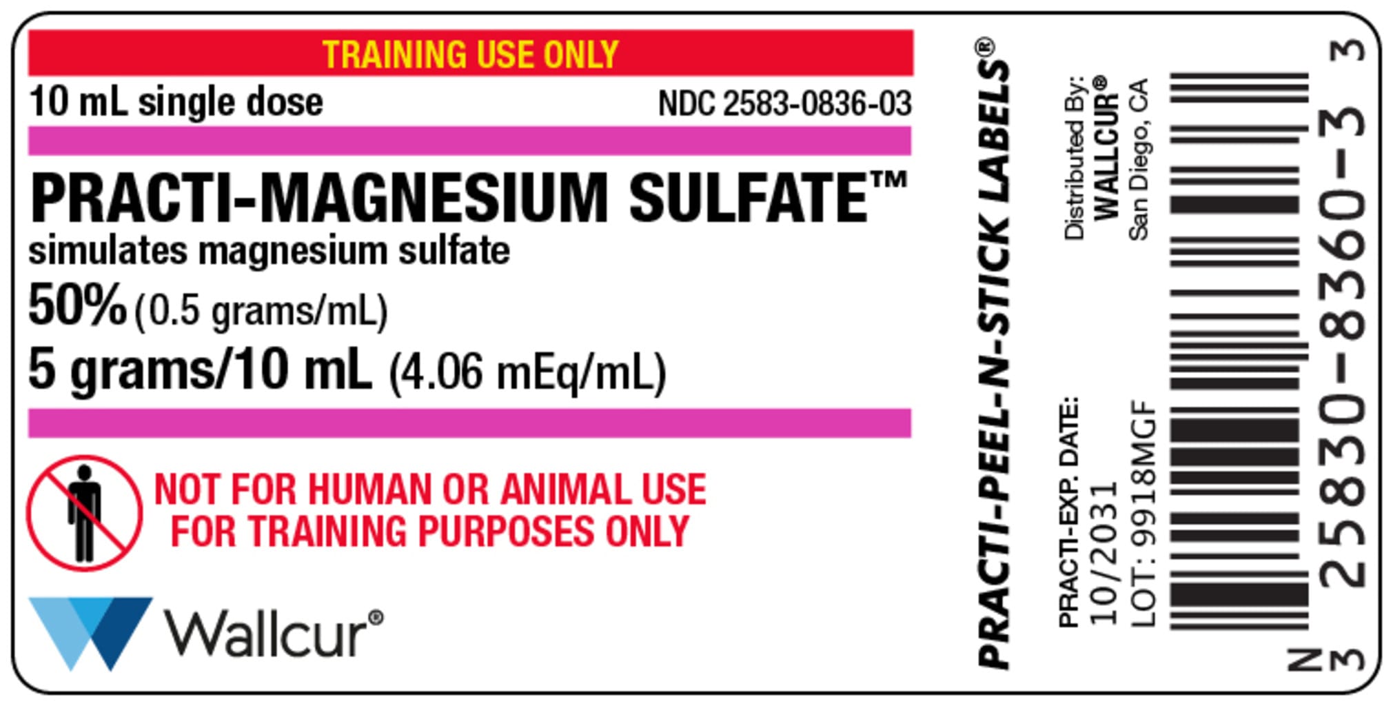 Wallcur® PRACTI- Labels