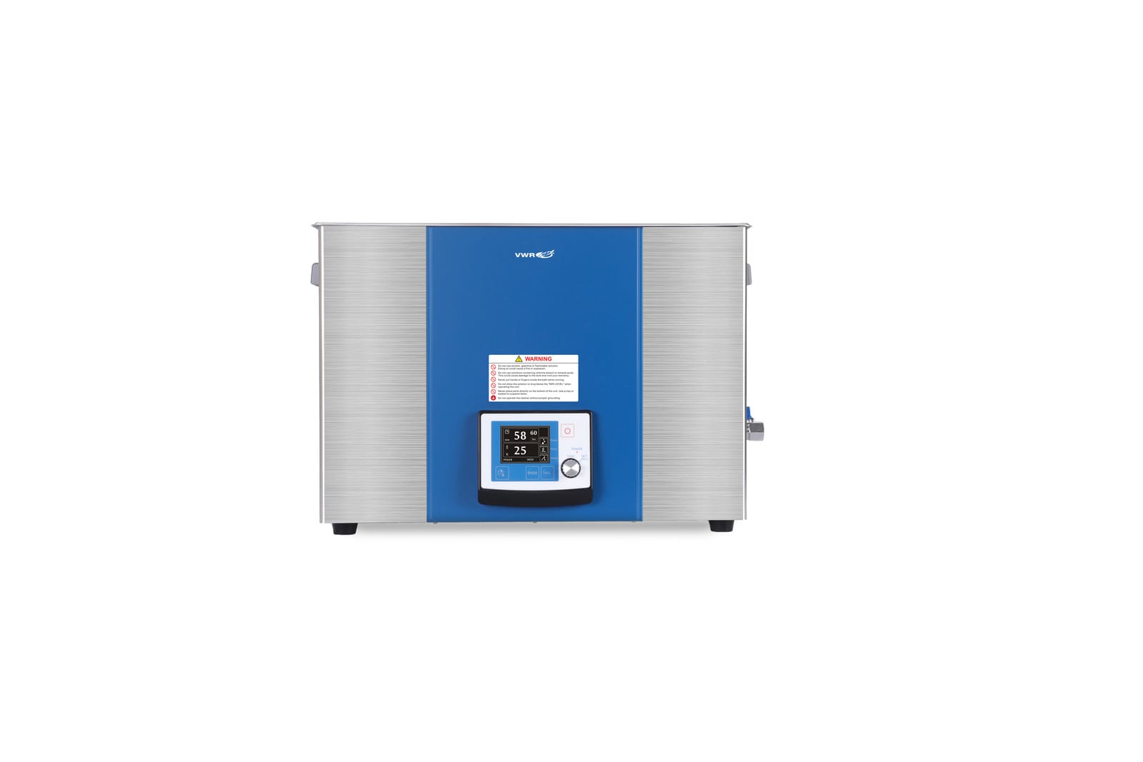 حمام تمیزکننده اولتراسونیک VWR 30L، نمایشگر LCD، دگاز، سوئیپ، حالت پالس 1 * 1 اقلام