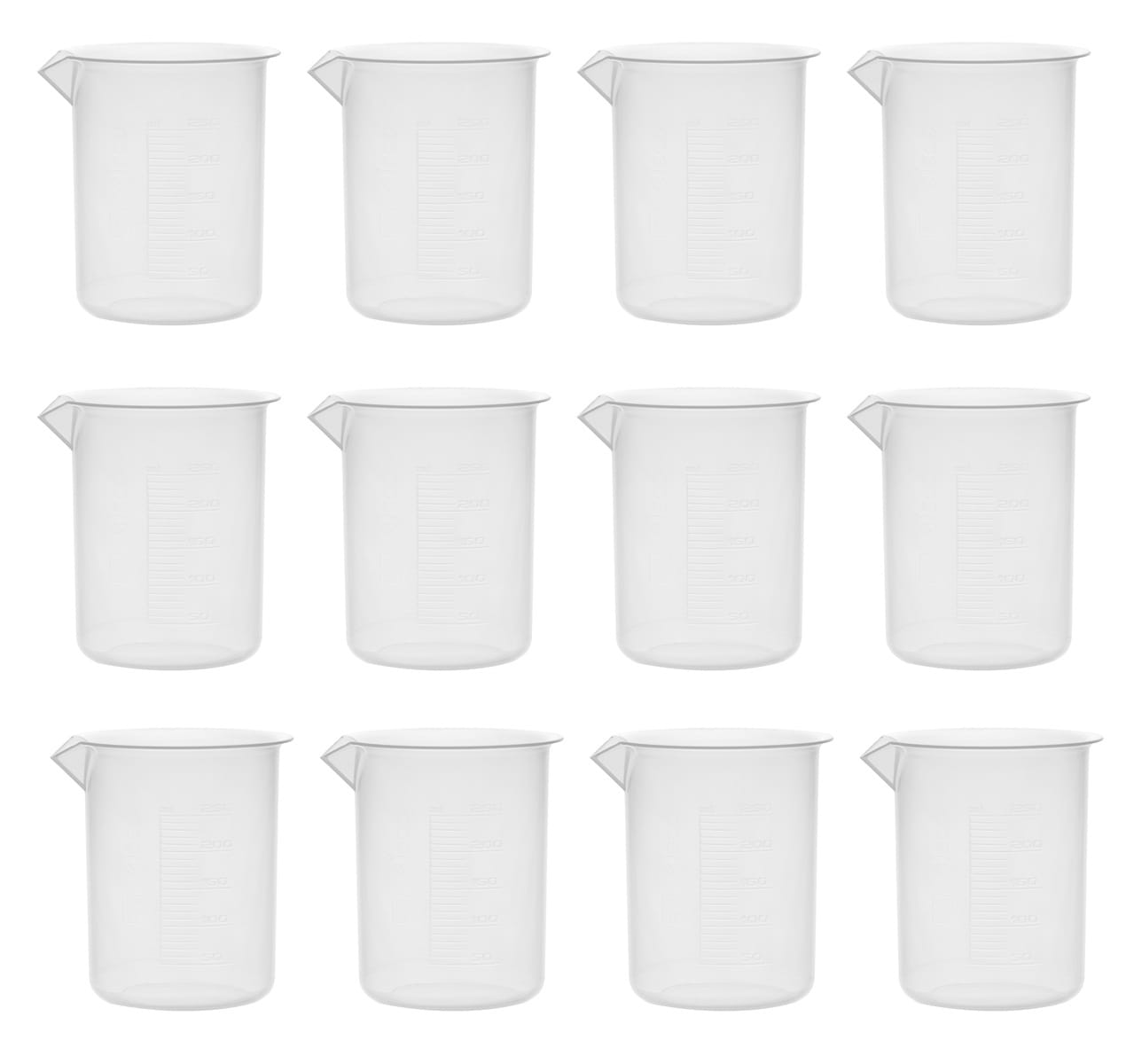 Plastic Graduated Beakers