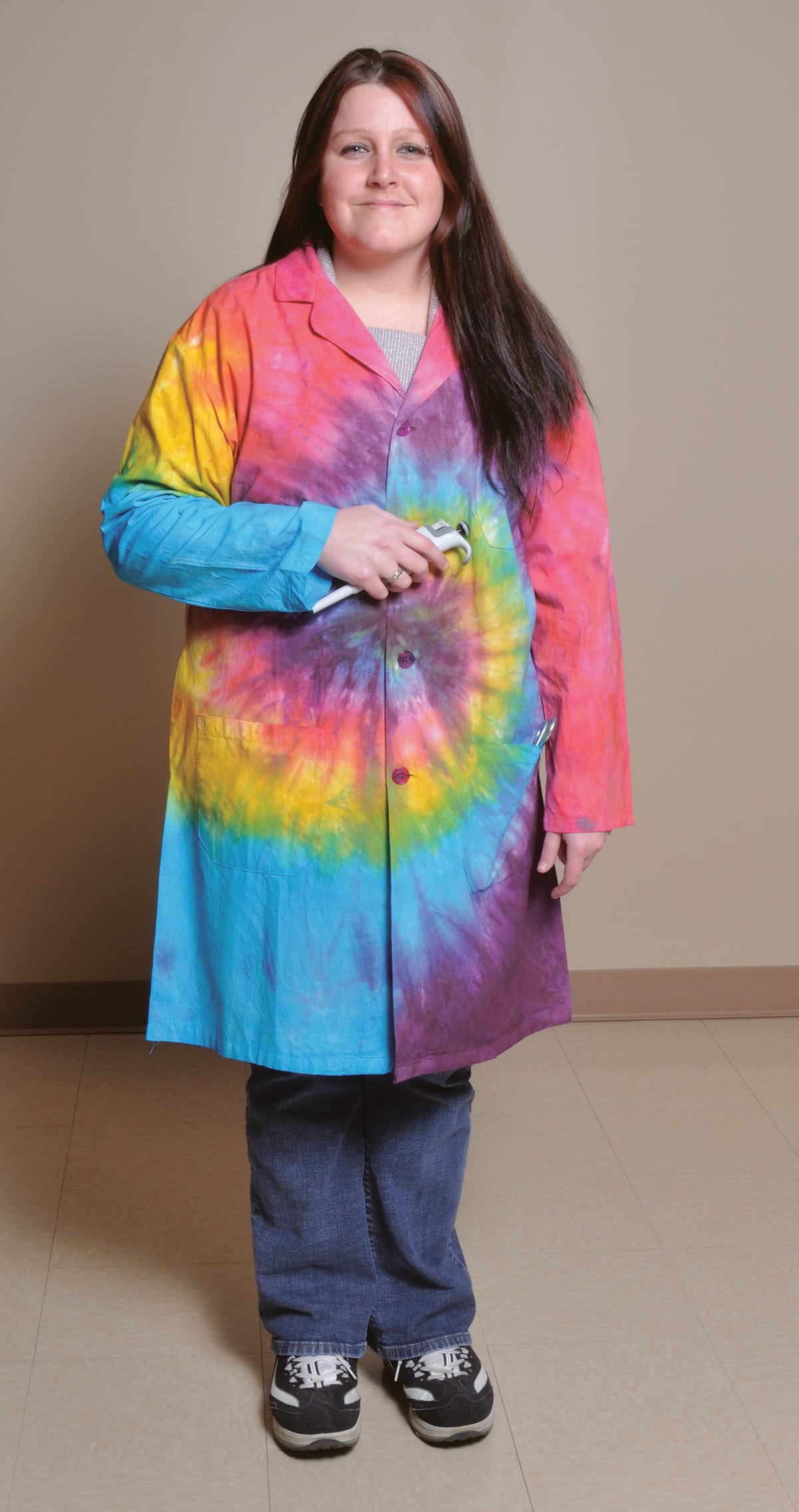 Tie Dye Lab Coat