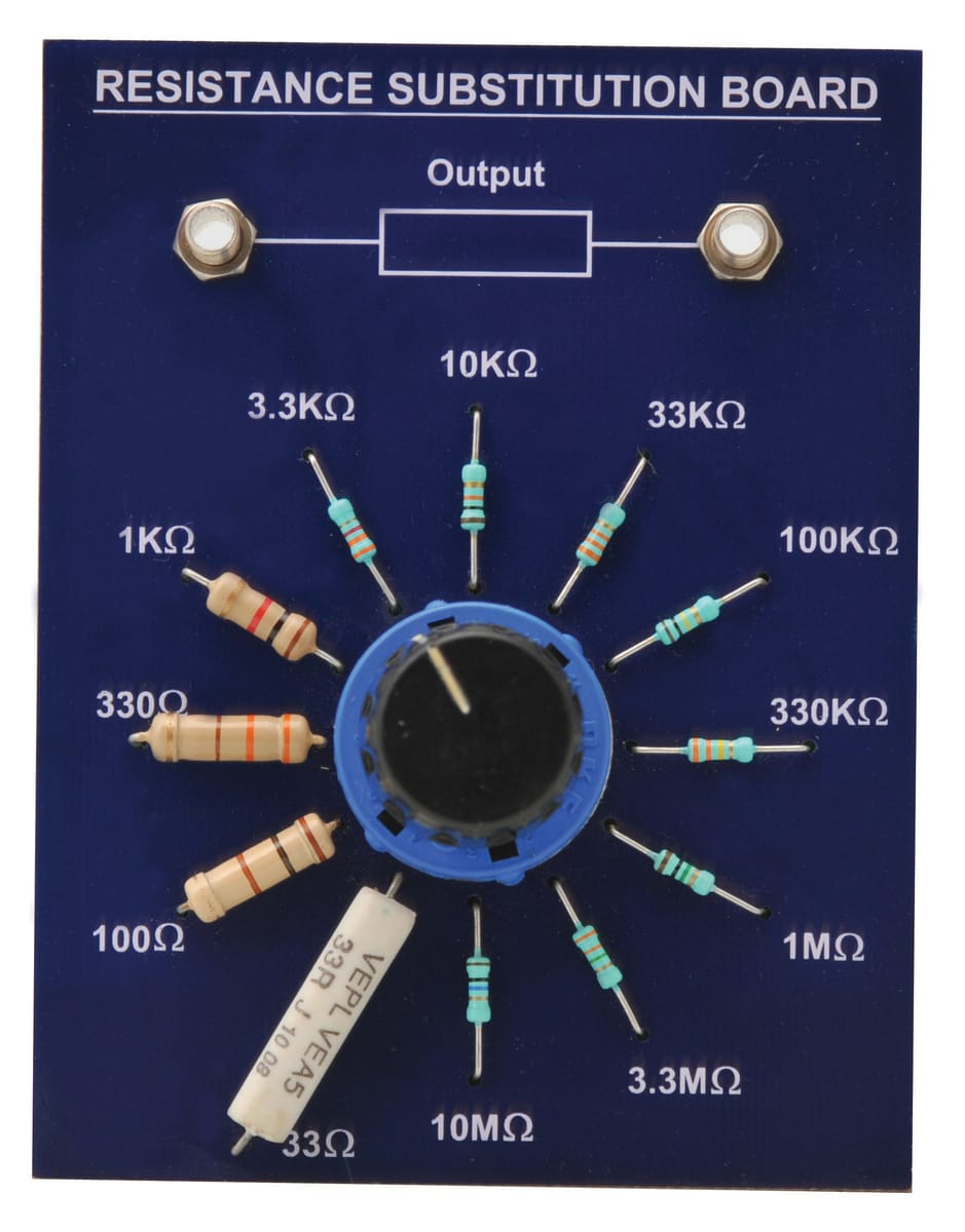 Resistance Substitution Board