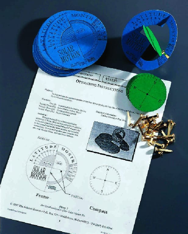 Solar Motion Lab Activity