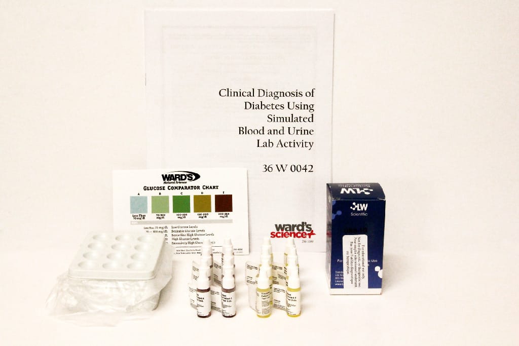 Ward's® Clinical Diagnosis Of Diabetes Using Simulated Blood And Urine Kit