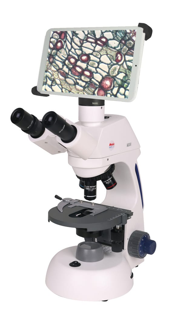 Motic Swift Line M17T Advanced Compound Microscopes with Tablet