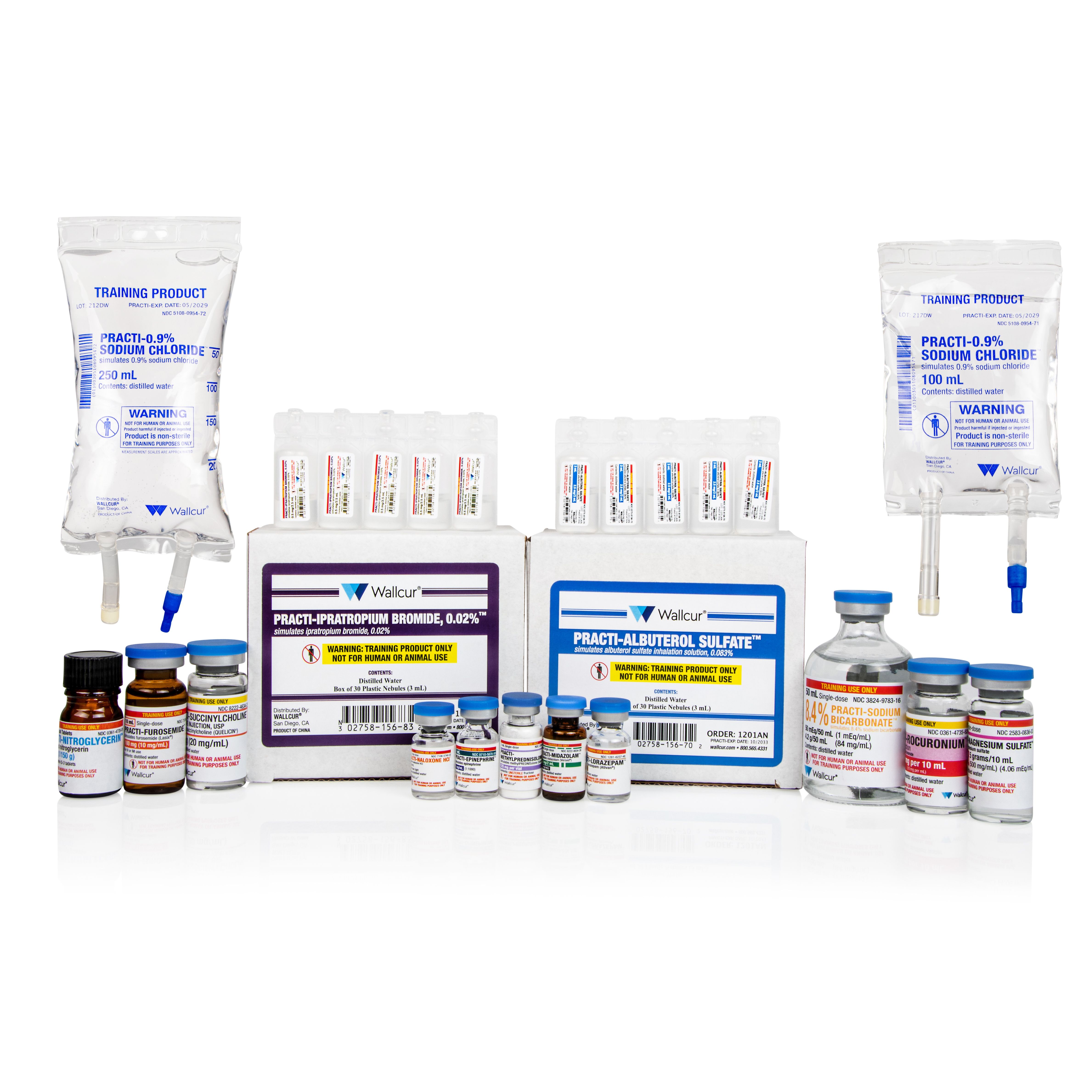 Wallcur® Respiratory Practi-Med Training Bundle