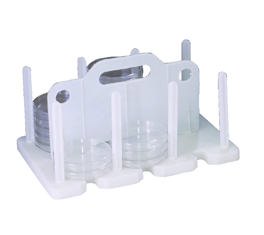 Polypropylene Petri Dish Rack