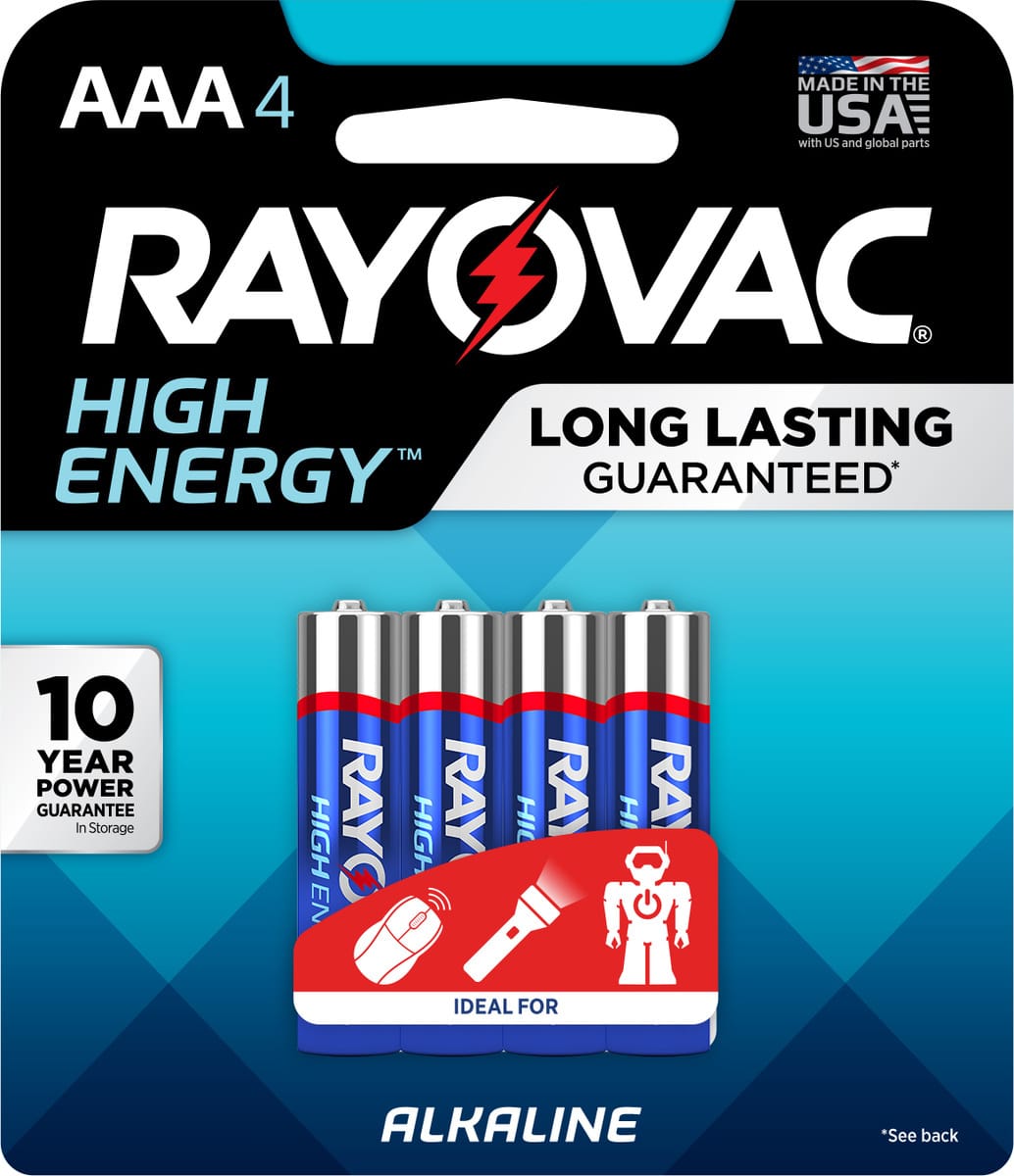 High Performance Alkaline Batteries