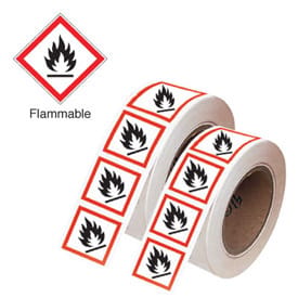 GHS Label Rolls "Mini Pictograms"