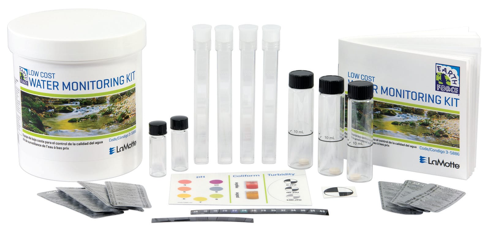 LaMotte Earth Force® Low-Cost Water Quality Monitoring Kit