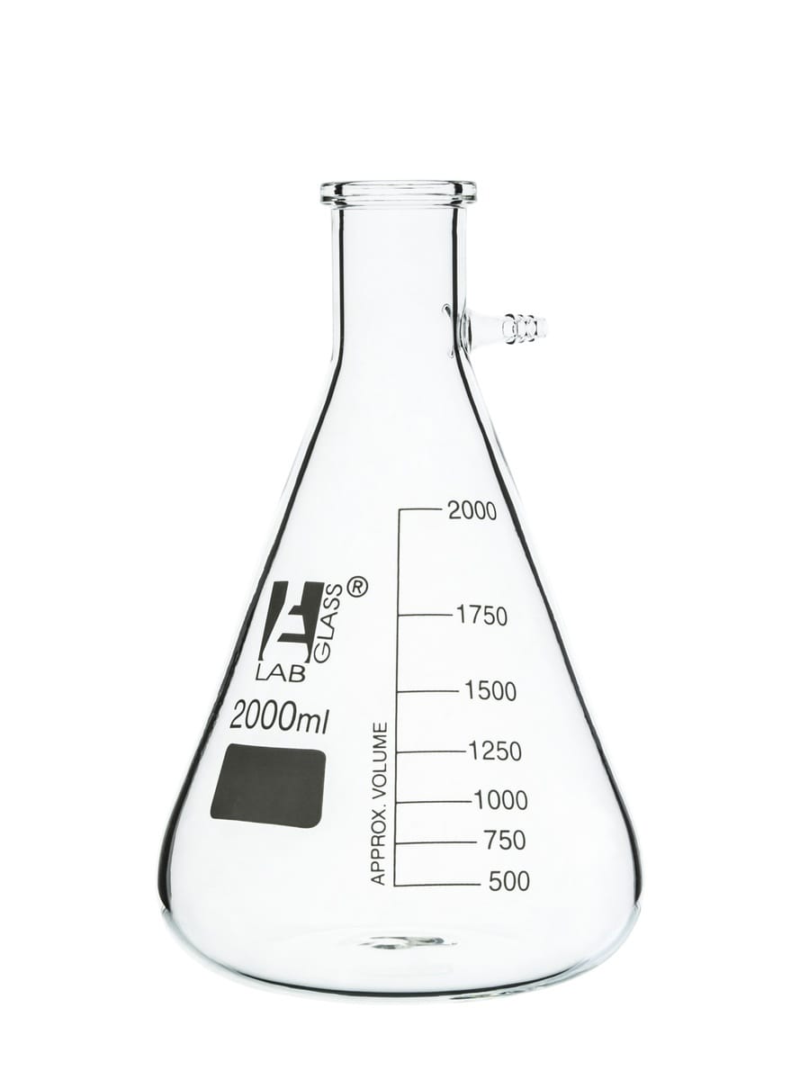 Eisco LabGlass® Filtering Flasks with Integral Side Arm