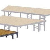 Portable Stages and Risers, Pie Shaped Riser, AmTab