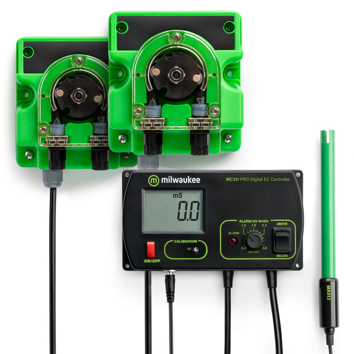 Milwaukee® Conductivity (EC) Controller with (2) Pumps