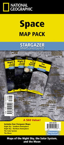 National Geographic® Night Sky Stargazing Maps and Guides