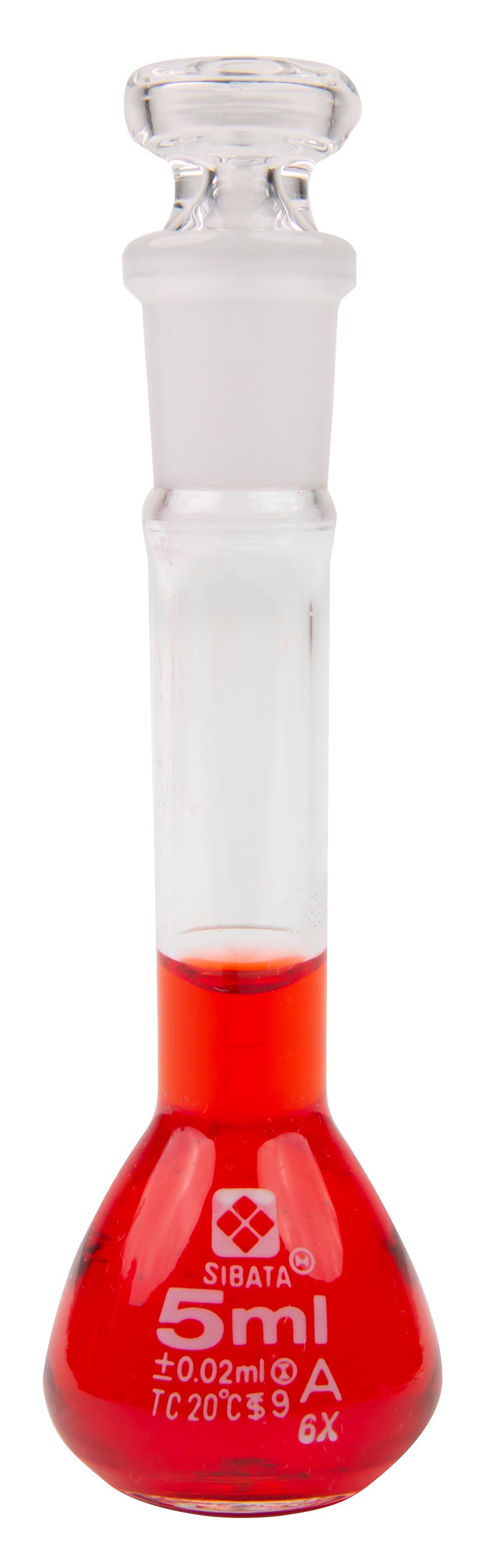 Vee Gee Volumetric Flasks with Glass Stopper