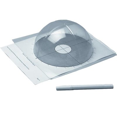 Sun Track Plastic Hemisphere