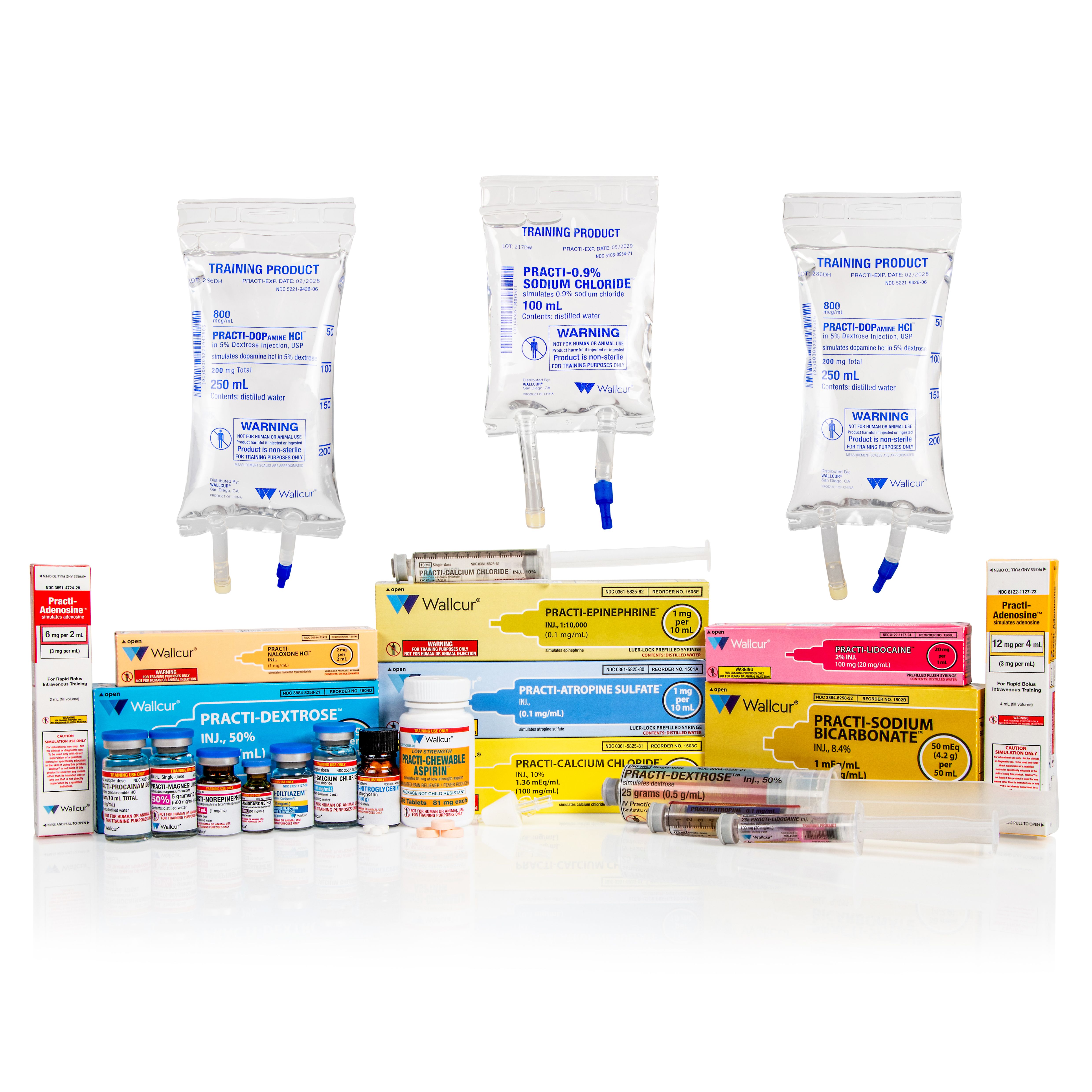 Wallcur® ACLS Practi-Med Training Bundle