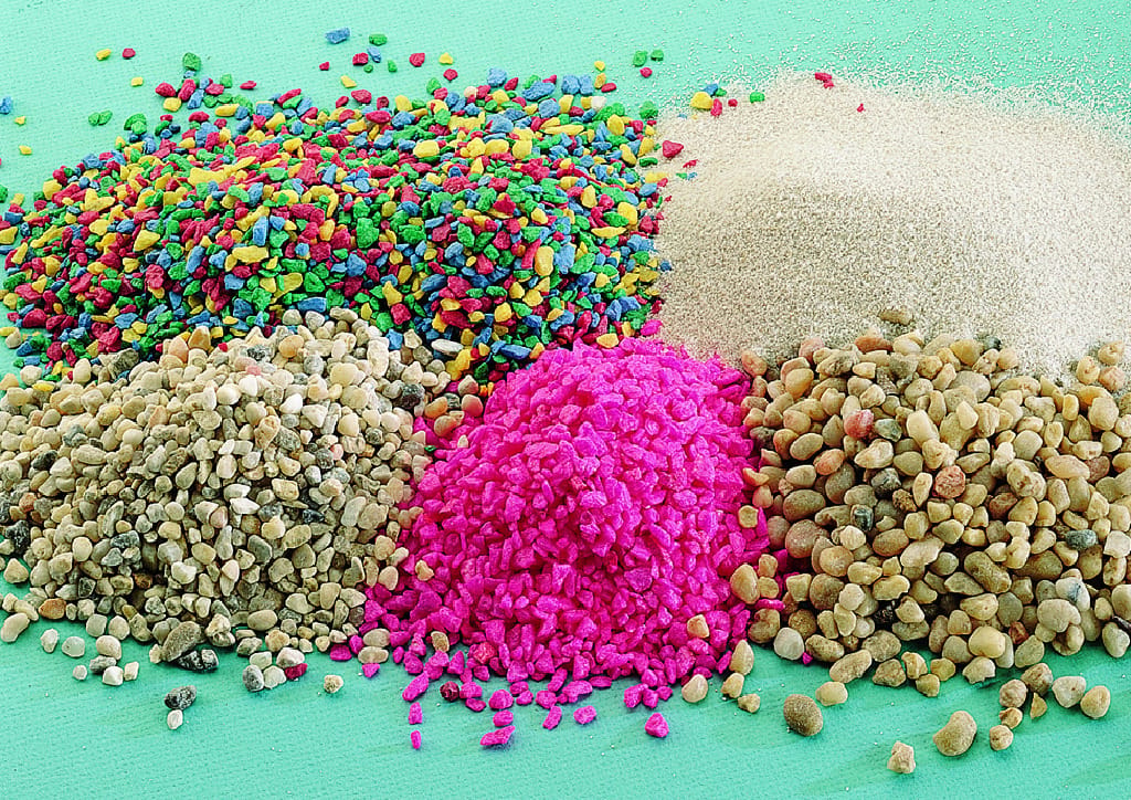 Gravel, Pebbles and Sand