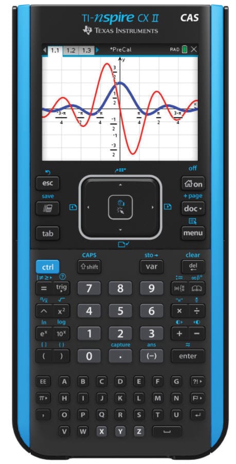 TI-Nspire CX II CAS Graphing Calculator